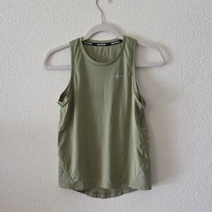 Nike Olive Green Women’s Tank - Sleeveless Active Top